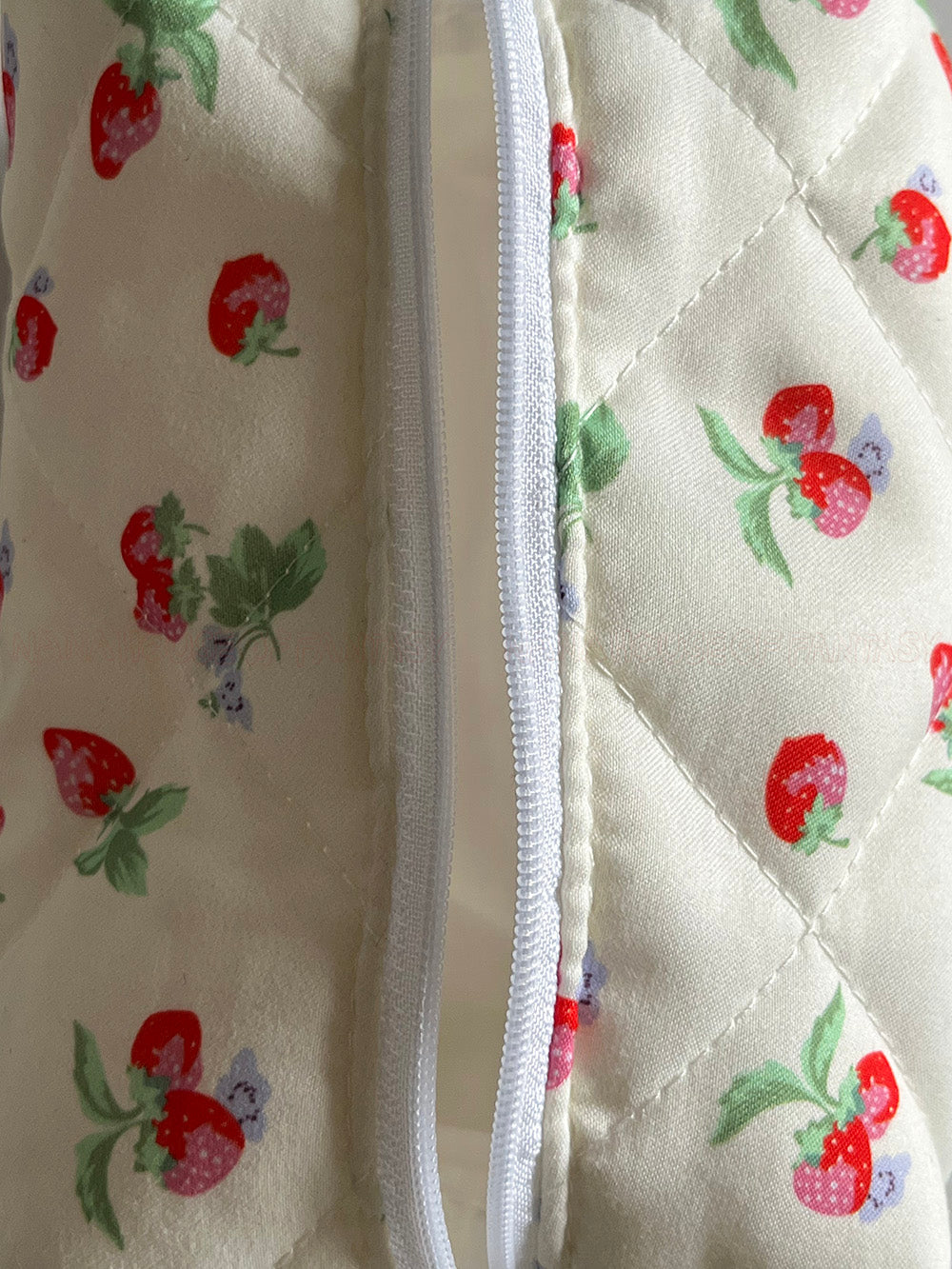 Strawberry Yellow Makeup Bag