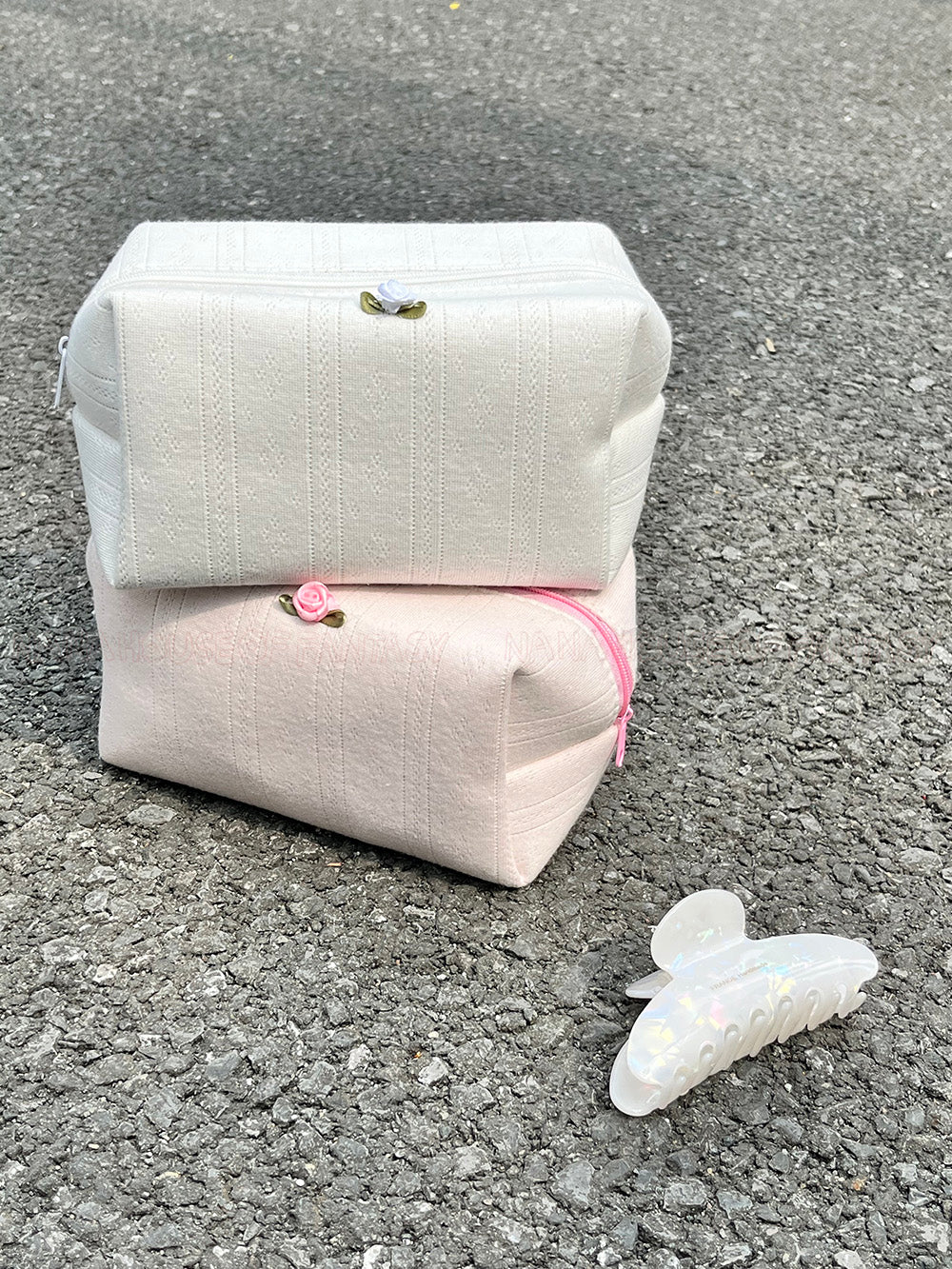 Little Rose Pink Makeup Bag