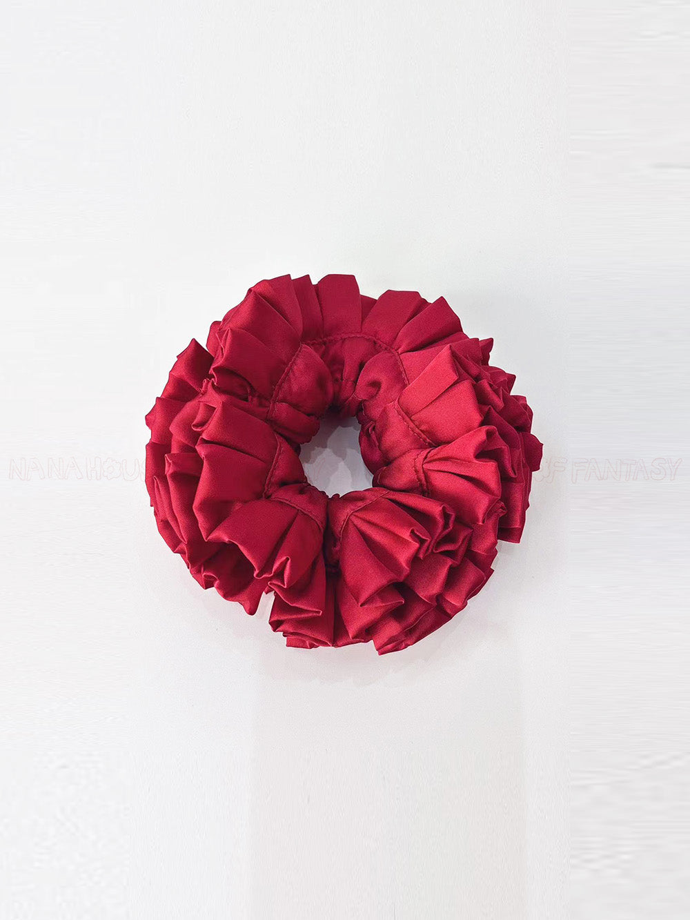 Blossoming Flowers Silk Sweet Cherry Red