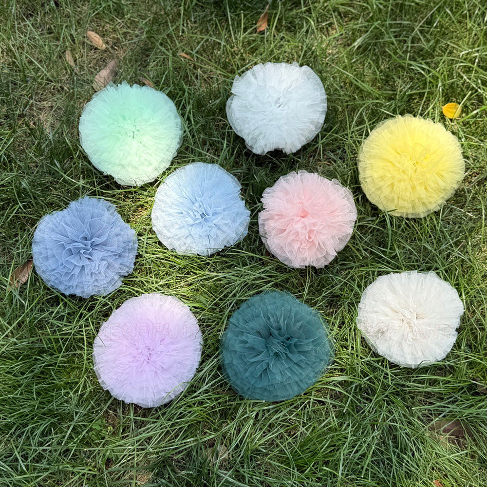 TUTU Puffy Tulle White