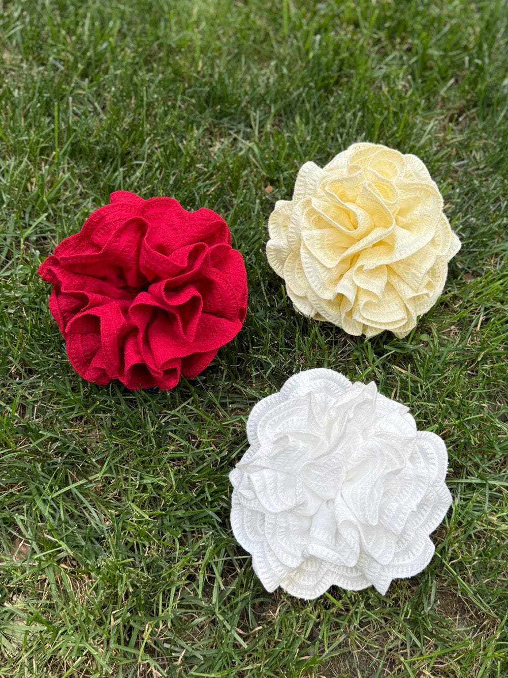 Puff Pure Cotton Embroidered Maize-Yellow