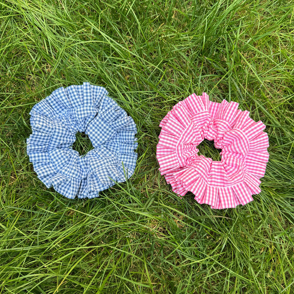Cornflower Stripe And Check