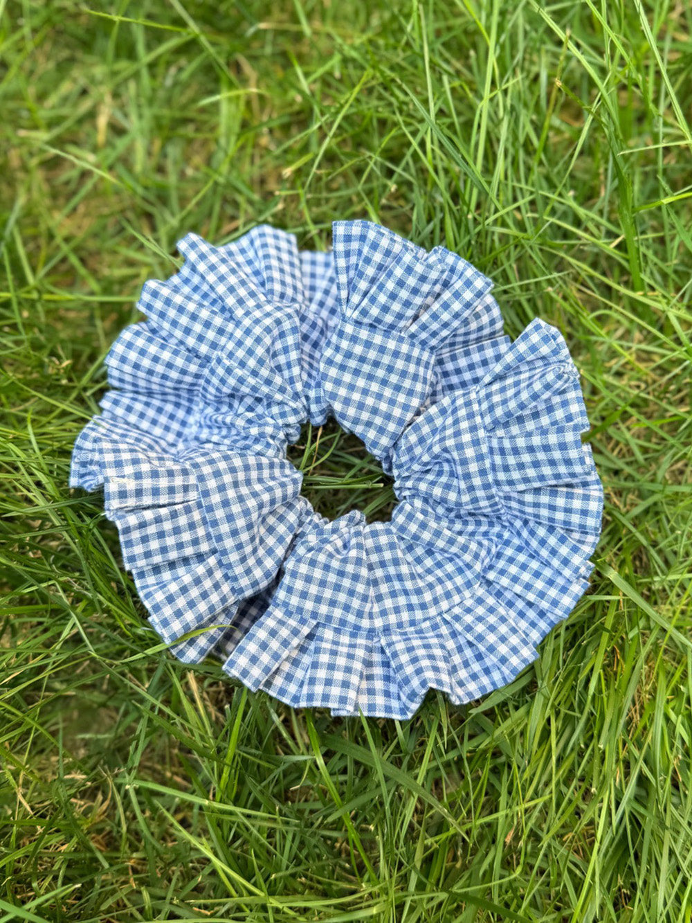Cornflower Stripe And Check