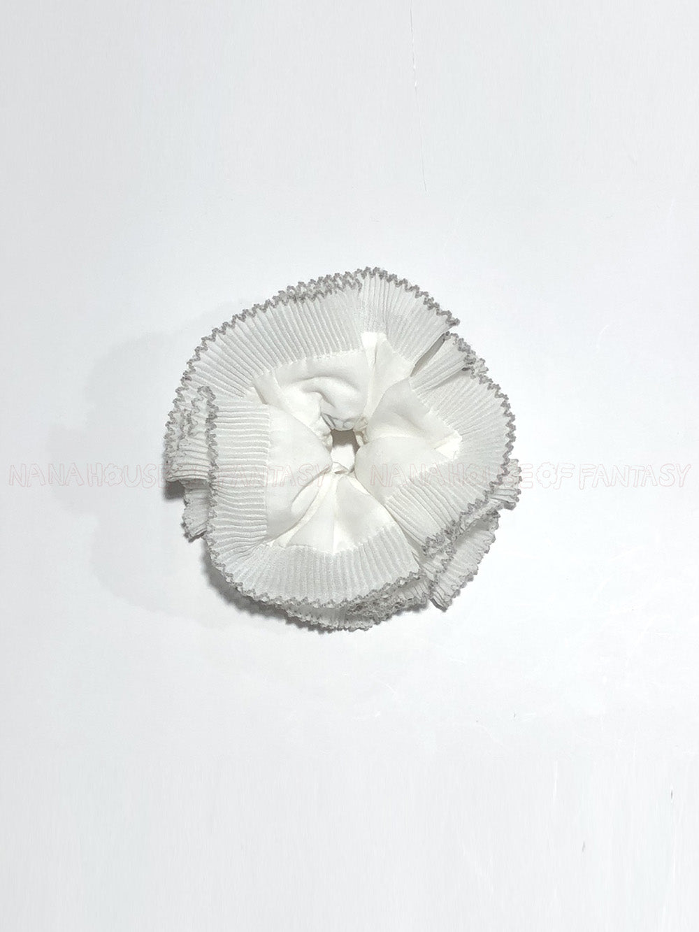 Fairy Lace Trim Soft White And Grey