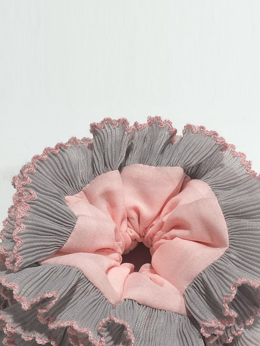 Fairy Lace Trim Romantic Grey And Pink