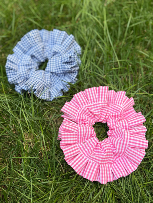 Cornflower Stripe And Check